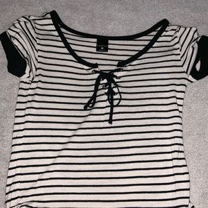 Striped crop top